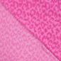 Preview: Jersey Jaquard "Leo" pink mit Frottee Leo Muster Preview: Jersey Jaquard "Leo" pink mit Frottee Leo Muster
